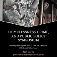 Homelessness, Crime, and Public Policy Symposium