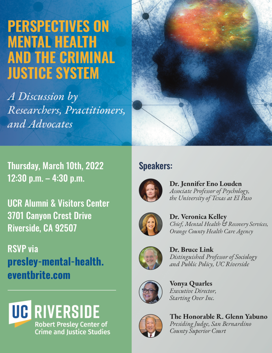 Perspectives on Mental Health event